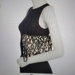Aimee Kestenberg calf hair clutch purse! Leather! NWT!